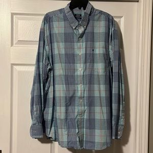 EUC Men’s Izod Non-iron Stretch Button Down Long Sleeve Shirt